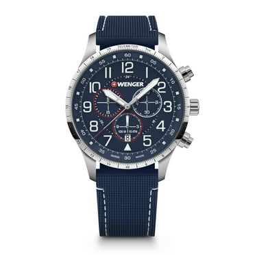 Wenger Swiss Army Men's 01.1543.117 Attitude Chrono Blue Dial Watch 44 mm MSRP$330