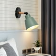 thumbnail image 4 of Harpi Green Plug-In Bedside Aisle Study Wall Sconce, 4 of 8