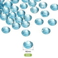 thumbnail image 2 of Uxcell 2880 Pcs Strass Hotfix Gemas de Cristal de Fondo Plano SS6 2mm Azul Lago, 2 of 5