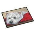 thumbnail image 1 of Carolines Treasures PPP3284JMAT Oreiller Rouge Westie de 24 x 36 Po Tapis Intérieur Ou Extérieur, 1 of 1