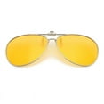 thumbnail image 6 of tooloflife Fashion Polarized Clip for Sunglasses Glasses UV 400 Protection Unisex Adults Night Vision Yellow, 6 of 7