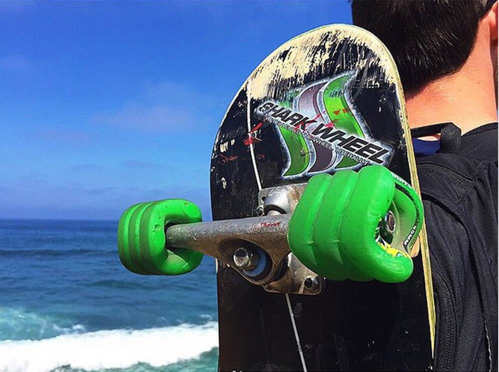 Shark Wheel California Roll 60mm 78A Small Skateboard/Longboard Wheels
