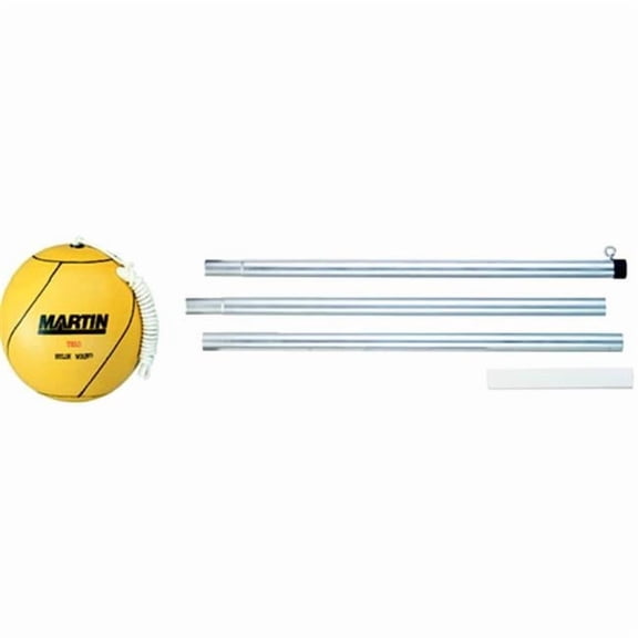 Dick Martin Sports Tetherball-Rubber Nylon Wound With Rope