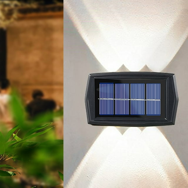 Luces Solares Led para Exteriores, Focos para Jardines, Luces de Jardín, Iluminación Solar Inalámbrica para Patios y Senderos.