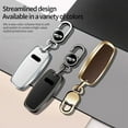 thumbnail image 5 of Zinc Alloy Leather Car Remote Key Case Cover Shell For Audi C 3 buttons Q8 C8 D5 A3 TTS RS 8S A6 A7 A8 E-tron Fashion Accessorie, 5 of 10