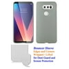 for 6" LG V 30 LG V30 + PLUS Case Phone Case Bounce Corner Edge Shock Slip Guard Scratch Shield Skin Grip Wrap Slim Cover White
