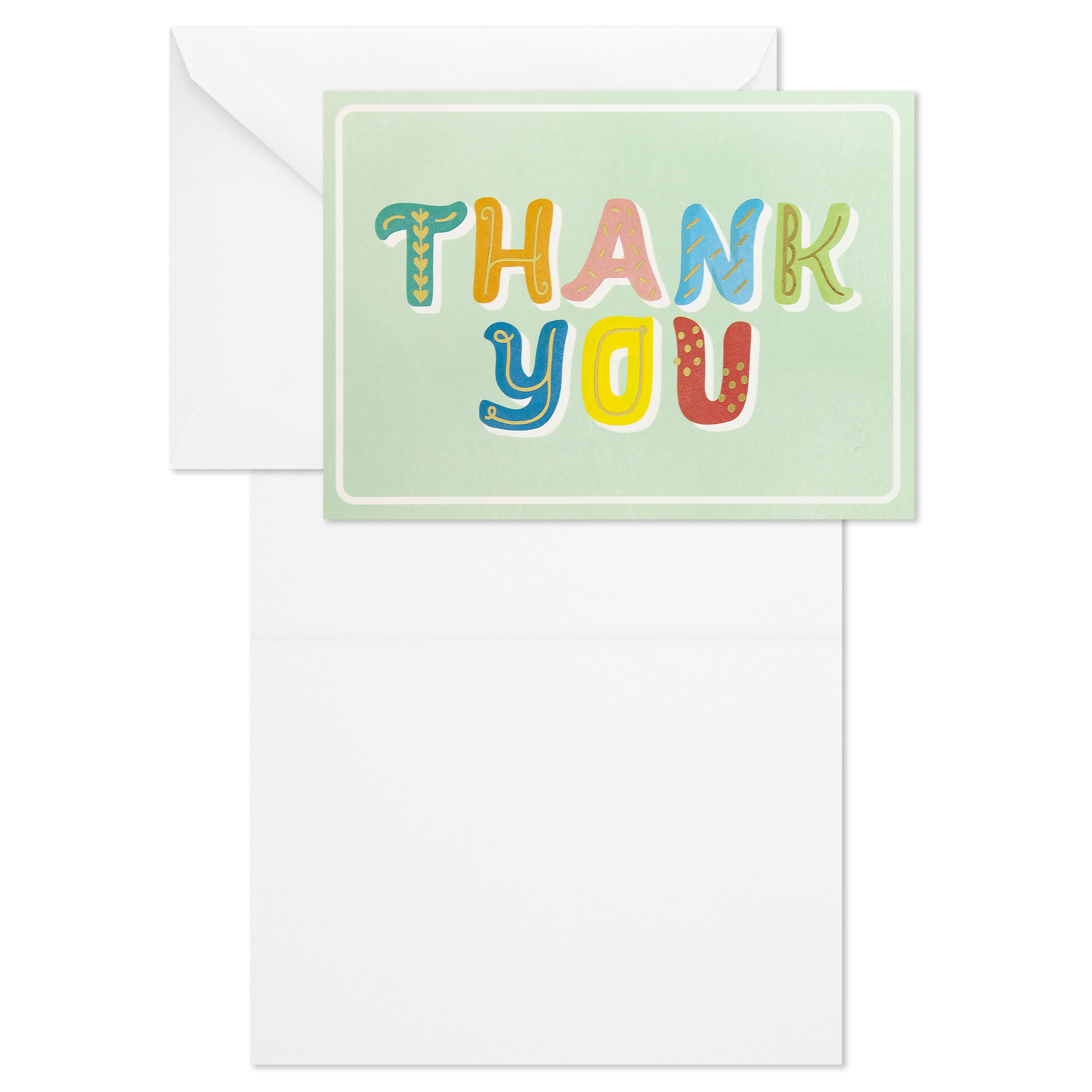 Hallmark Blank Thank You Notes (Baby Toys and Patterns), Pack of 50