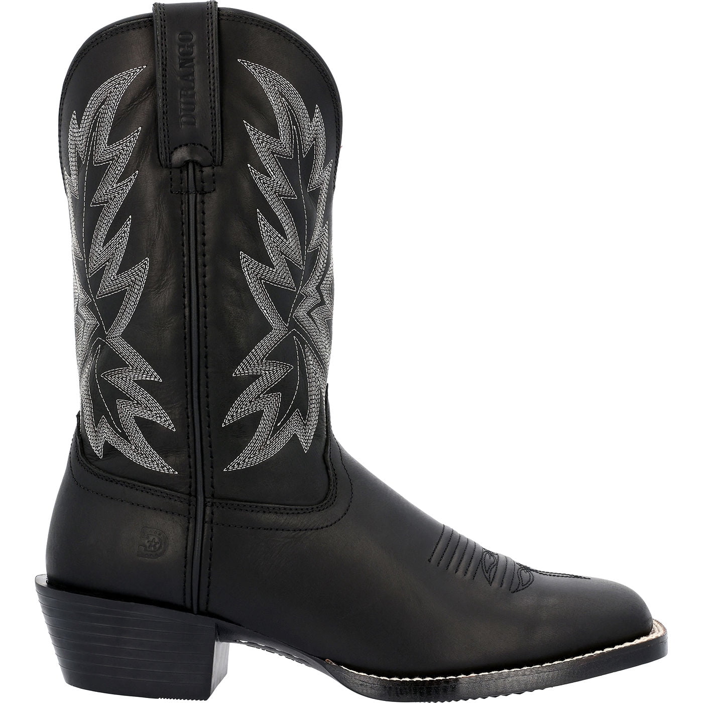 Durango Black Western Boots With Contrast Stitching Mens 8D Mens Durango Arena Elite Western Boot - Saddle Rags main image 2