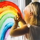 thumbnail image 3 of Window Stickers - 1 Stunning Rainbow Decorative Static Cling Stickers to Prevent Birds from Colliding in Your Windows, 3 of 5