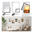 thumbnail image 2 of 10PCS A5 Magnetic Diamond Art Frames, Self Adhesive Magnetic Picture Frame Frames Display Frame Silver, 2 of 5