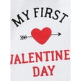 thumbnail image 6 of Bagilaanoe Newborn Baby Girl Boy Valentine Rompers LetterPrint Long Sleeve Bodysuits 3M 6M 9M 12M 18M Infant Cute One Piece Jumpsuit, 6 of 9
