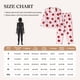 thumbnail image 4 of Balery Strawberry Conjunto de Pijama con Estampado para Mujer, Conjunto de Dos Piezas con Manga Larga, Ropa de Dormir Suave con Bolsillos, Pijamas Cómodos-Medium, 4 of 7
