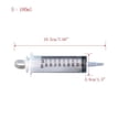 thumbnail image 3 of Magazine Large Plastic 100/150 ML Syringe Animal Feeding Garden Watering Essential Oil Separator Syringe No Needle,Non-Sterile, 3 of 7