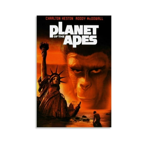 Planet of The Apes Sci-fi Movie Poster Aesthetic Poster Canvas Posters Wall Art Office Home Decor