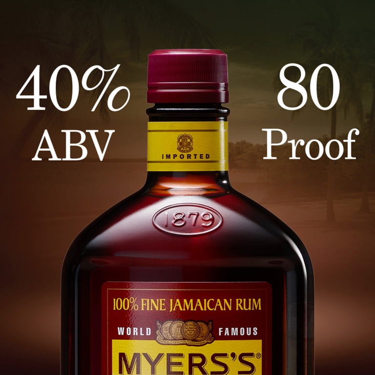 Myers's Original Dark, 750 mL PET Bottle, 40.0% ABV - Walmart.com