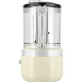 thumbnail image 3 of Open Box KitchenAid KFCB529QAC Cordless 5-Cup Food Chopper, Almond Cream, 3 of 8