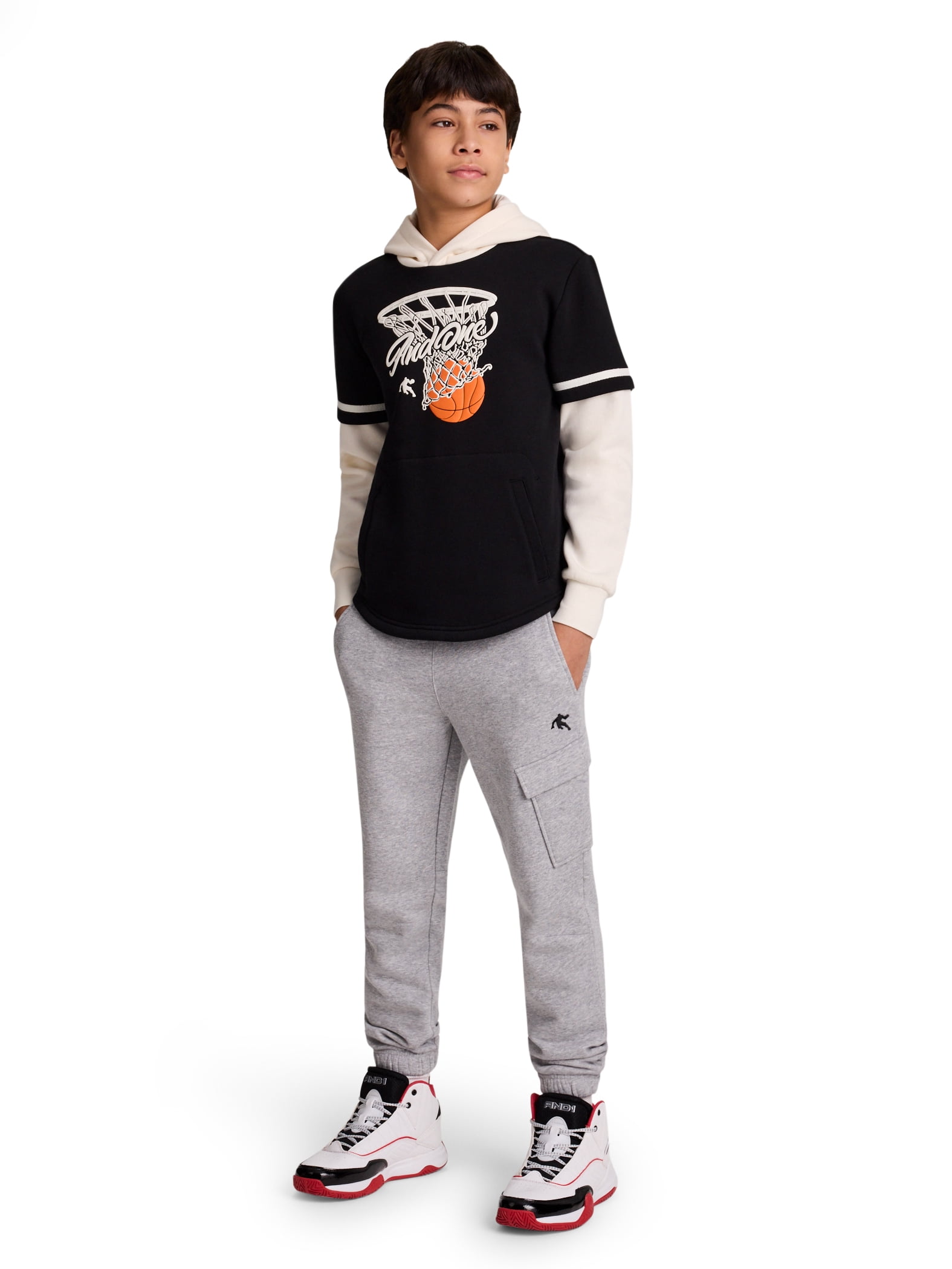 AND1 Boy's Elevation Cargo Jogger, Sizes 4-18