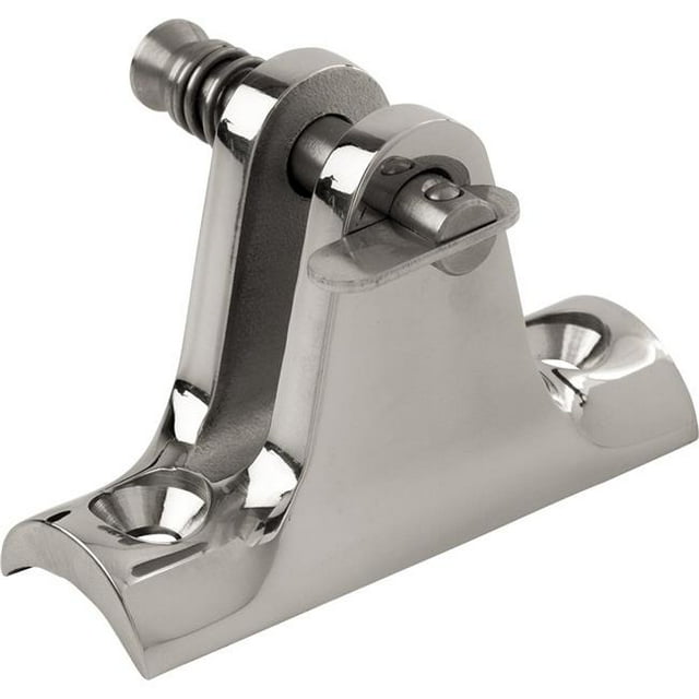 Sea-Dog 270245-1 90 deg Stainless Steel Concave Base Deck Hinge - Removable Pin