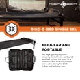 thumbnail image 5 of Disc-O-Bed Single Cot, Portable Sleep Solution for Tents & Cabins, Black, 2XL, 5 of 14