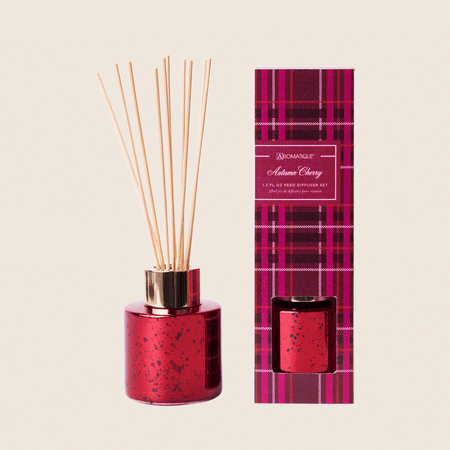 AUTUMN CHERRY Aromatique 2025 Mini Reed Diffuser Gift Set