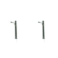 thumbnail image 3 of pitrice Model Railway Lamp Classical Pathway Single-Head Lightweight Ladder Streetlights Miniature Outdoor LED Metal Lamppost Green（White Light） 2Set, 3 of 6