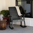 thumbnail image 2 of highwood Eco-friendly Synthetic Wood Rocking Chair Black, 2 of 5