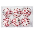 thumbnail image 1 of Fiudx Juego de Adornos Navideños Irrompibles, Varios Estilos, Perfectos para Árboles y Fiestas, Aptos para Mascotas y Personas Mayores, 6 Piezas, 6 Cm., 1 of 4