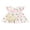 Pink, variant on Xingqing Infant Baby Girls Summer Dress 3 Colors Cartoon Strawberry Printed Sleeveless Ruffled A-Line Dress With Bag