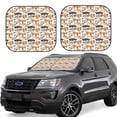 thumbnail image 1 of Vsdgher Shiba Inu Dog Print Car Windshield Sun Shade, Reflective Sunshade Window Sunshade Sun Visor Protector Fit for Cars,Trucks,SUVs-Small, 1 of 6