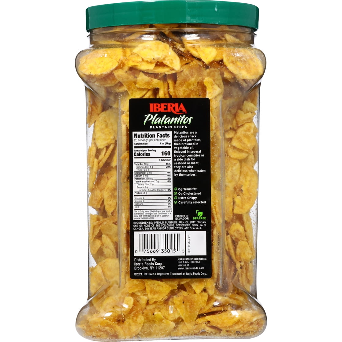Iberia Lightly Salted Plantain Chips 20 oz