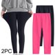 thumbnail image 1 of Odeerbi 3-12 Años Niñas 2 Pcs Leggings Mallas Elásticas Lycra Pantalones de Comodidad Suavidad Transpirable Pantimedias, 1 of 9
