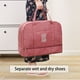 thumbnail image 4 of Fiudx Bolsa de Viaje con Separación de Humedad y Humedad, Bandolera Multiusos, Correas de Hombro Ajustables, Ideal para Gimnasio, Deportes y Aventuras Al Aire Libre, Capacidad de 20 a 30 L, Tamaño 41, 4 of 6