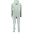 thumbnail image 3 of ShirtBANC Men's Hoodie and Jogger Tracksuit Set Blank Pants and Sweatshirt (Set | Pistachio, L), 3 of 5