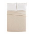 thumbnail image 3 of Laurel & Mayfair Maren Geometric Beige Cotton Reversible Bed Blanket, Full/Queen, 3 of 10