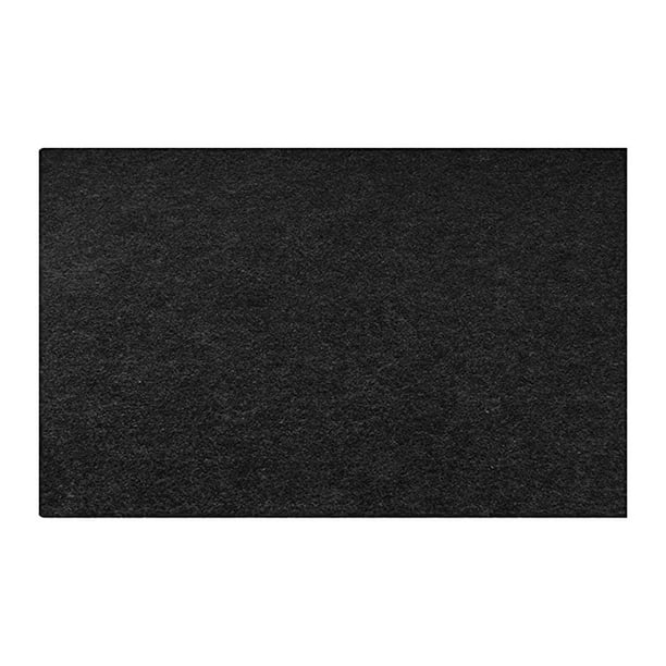 Tapis de cheminée noir/gris avec isolation thermiq – Grandado