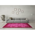 thumbnail image 3 of Ahgly Company Indoor Square Oriental Pink Industrial Area Rugs, 8' Square, 3 of 4