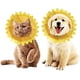 thumbnail image 4 of Collarín Para Perros Gatos, Almohada De Protección Para El Cuello De Mascotas Y Collar Ajustable Con Patrón De Girasol Amarillo (m). Afortunado Sencillez, 4 of 5