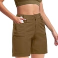 thumbnail image 4 of Pantalon Court d'Été Actif de Randonnée de Golf pour Femmes avec Poches, 4 of 6