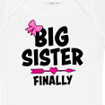 thumbnail image 4 of Inktastic Big Sister Finally with Bow and Arrow Girls Baby Bodysuit, 4 of 5