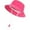 Hot Pink, variant on UPF 50+ Sun Wide Brim Bucket Hat for Baby Girls and Toddlers Outdoor Beach Play,Color:Pink