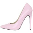 thumbnail image 3 of *5" Stiletto Heel Pointy Toe Pump - Baby Pink Pat, 9, 3 of 5