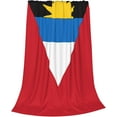 thumbnail image 2 of Cute Antigua Flag Throw Blanket for Women Men Warm Soft Fleece Blankets and Throws for Couch,Bed,Sofa 80"x60", 2 of 6