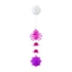 thumbnail image 4 of Luces LED de Halloween decorativas para bricolaje, adorno para colgar en la pared, 2 modos de iluminación para fiestas navideñas en interiores Púrpura, 4 of 8