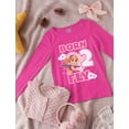 thumbnail image 4 of Tstars Girls 2nd Birthday Gift Birthday Gift for 2 Year Old Paw Patrol Skye Born 2 Fly 2nd Birthday Shirts for Girl B Day Birthday Party Toddler Kids Long Sleeve T Shirt, 4 of 6