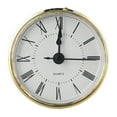 thumbnail image 5 of 70Mm Clock Inserts Weight Approx.80G Quartz Clock Inserts Silvery Trim Diy Clock Repair Easy Battery Installation Gold Trim, 5 of 9