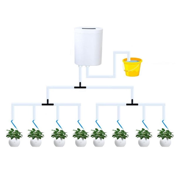 Juego de riego por goteo automático perfecl para plantas en macetas Estilo C