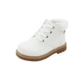 thumbnail image 3 of Nicole Miller Toddler Faux Fur White Glitter Boots - Size 8, 3 of 5