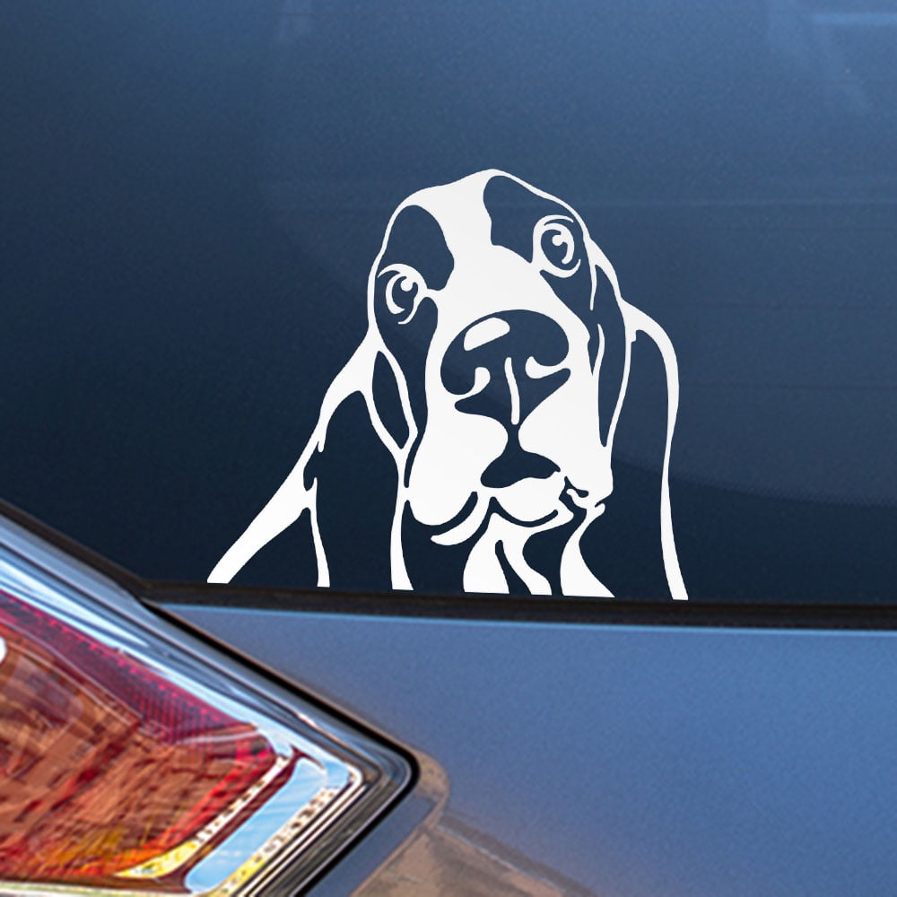 Vinyl Car Truck Window Sticker Decal Coon Hunt With English Dogs Hounds 