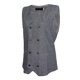 thumbnail image 5 of Chaleco Para Hombre Tweed Suit Chaleco Chaleco Formal Más Tamaño Blanco Negro 2XL jinwen chaleco de tweed para hombres, 5 of 8