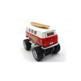 thumbnail image 6 of 5 1962 VW Bus with Decal, Surfboard & Monster Wheels Diecast Model Toy Car, but NO Box, VW Bus Red, Size: 5, Fun Stuff, 6 of 6